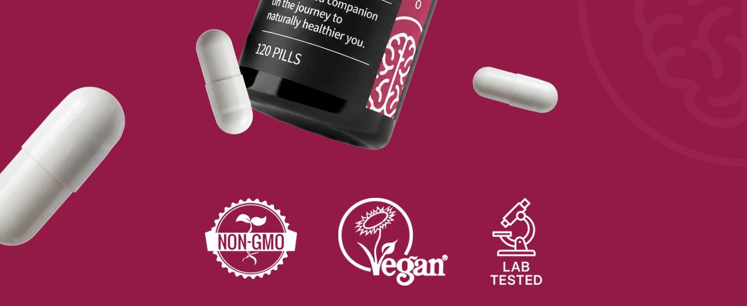 VIZMO Phosphatidylserin Kapseln – vegan, ohne Gentechnik und laborgeprüft